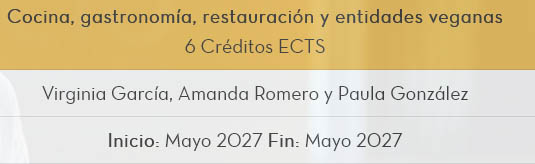 GUÍA DOCENTE 2025-2026· COCINA, GASTRONOMÍA, RESTAURACIÓN Y ENTIDADES VEGANAS