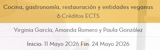 Cocina, gastronomía, restauración y entidades veganas
