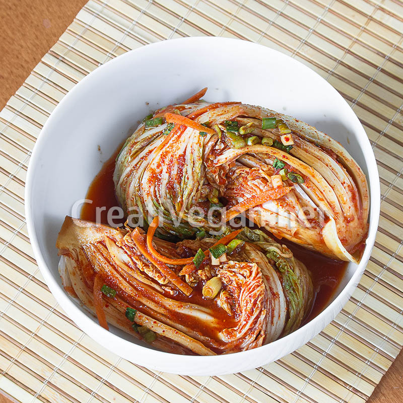 Tongbaechu kimchi (kimchi tradicional)