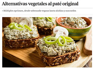 La Vanguardia - alternativas vegetales al paté