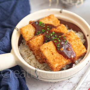 Tofu-katsu marinado