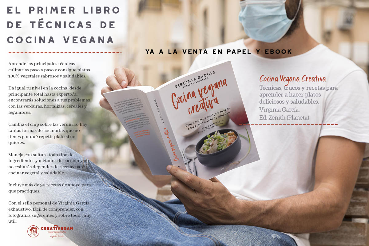 Libro Cocina Vegana Creativa - Virginia García. Ed. Zenith