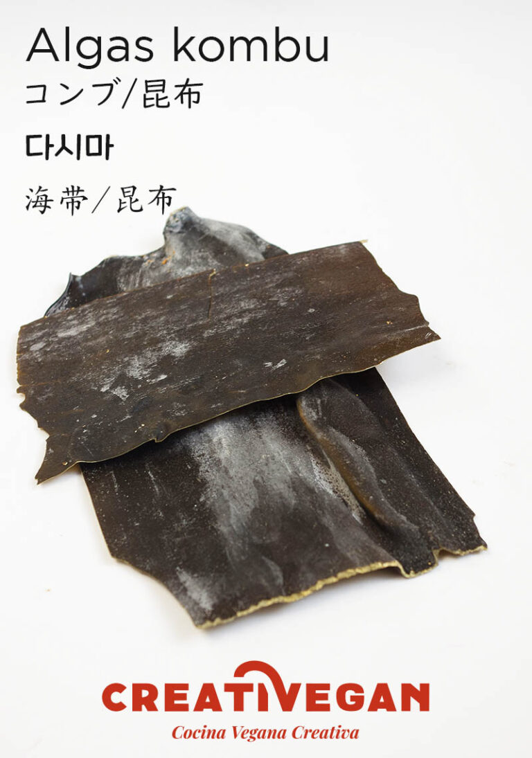 Algas kombu secas